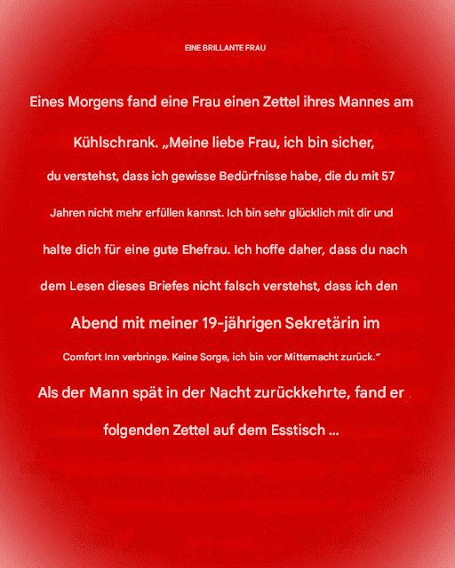 Die Revanche einer Frau mit 57 Jahren!
