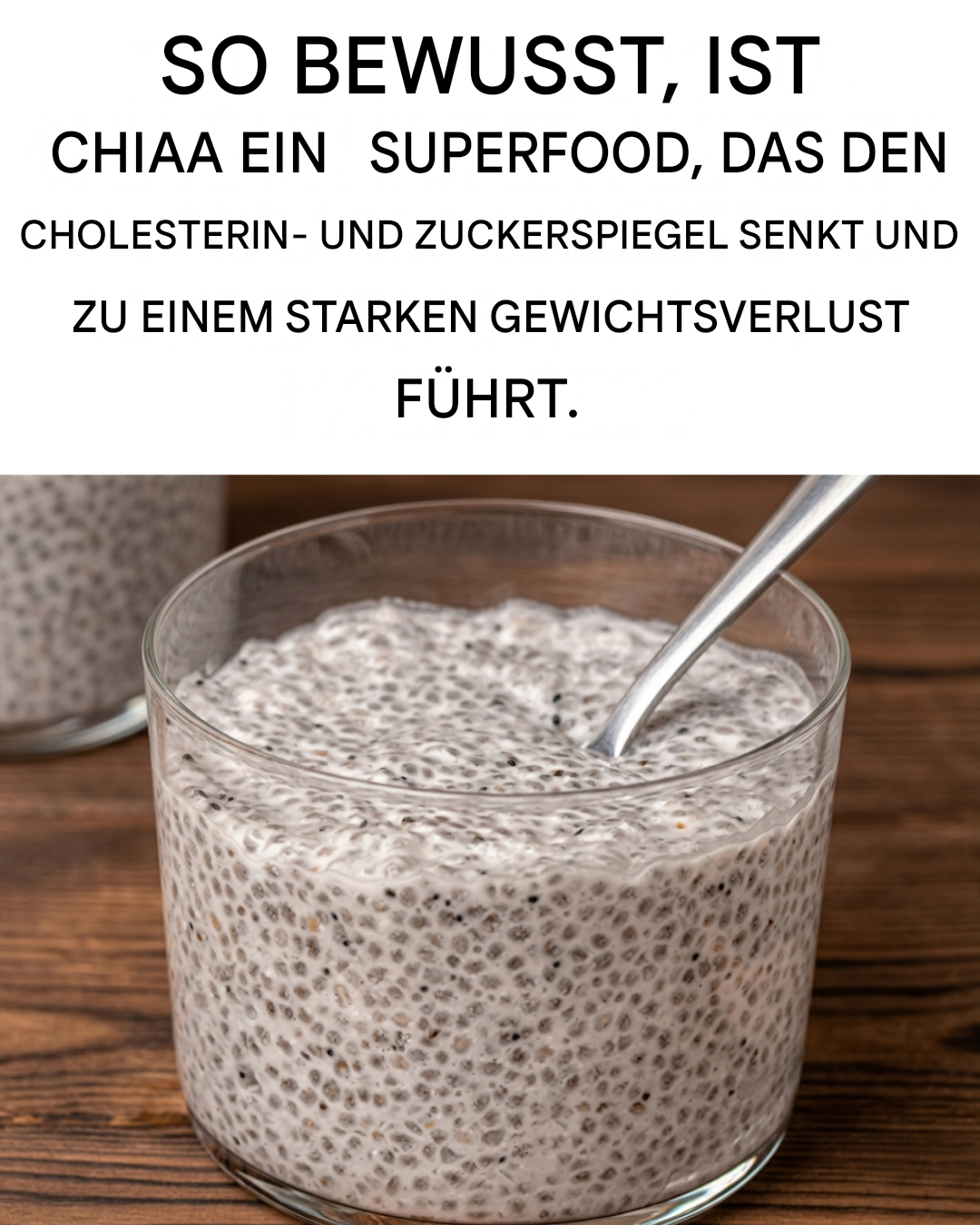 Chia: das Superfood, das den Cholesterinspiegel senkt, den Blutzucker reguliert und beim Abnehmen hilft.
