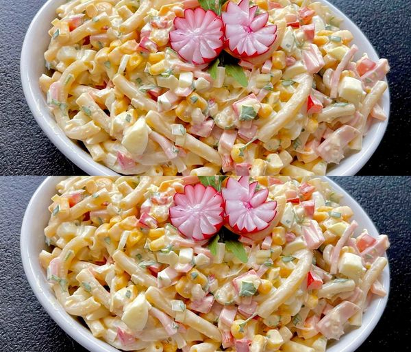 Nur für die Mädels! – Nudelsalat für die Mädels, fettarm und Saulecker