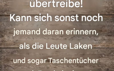 Niemand bügelt mehr Bettwäsche.