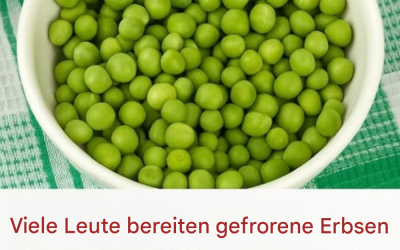 Hör auf, deine Tiefkühlerbsen zu ruinieren!