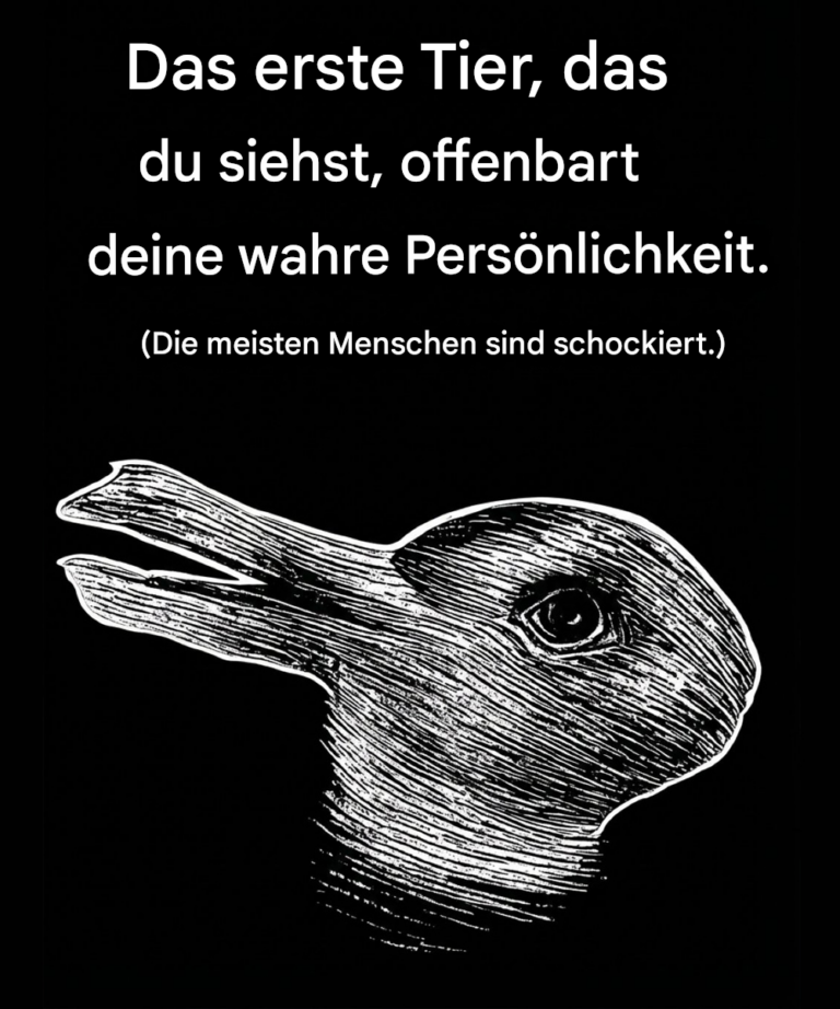 Was das erste Tier, das Ihnen auffällt, über Ihre Persönlichkeit aussagen könnte