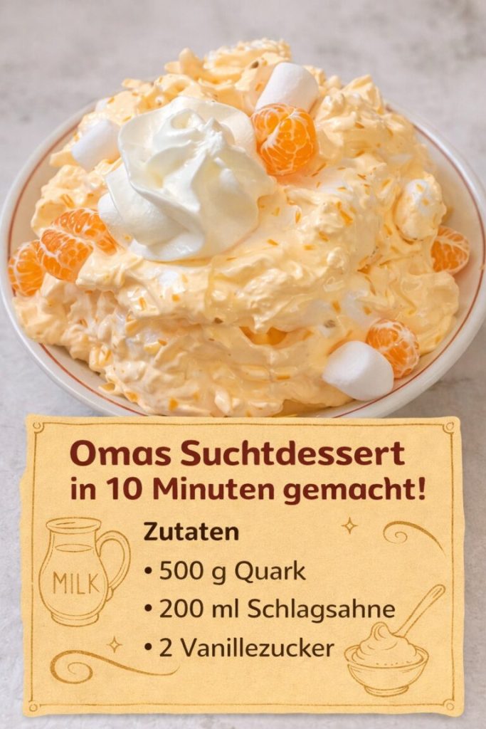 Omas Sucht Dessert in 10 Minuten gemacht!