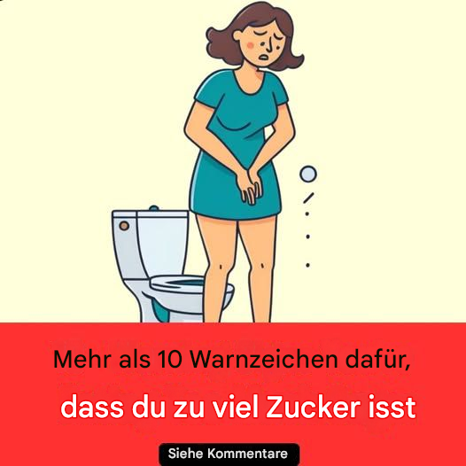 10 Anzeichen dafür, dass Sie zu viel Zucker essen