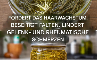 So stellen Sie Rosmarinöl her: Es lindert Schmerzen, beseitigt Falten und fördert das Haarwachstum.