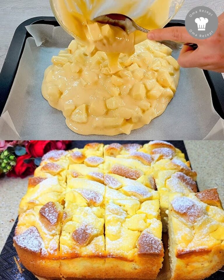 Blitz-Apfelkuchen mit nur 5 Äpfeln – in 10 Minuten im Ofen!