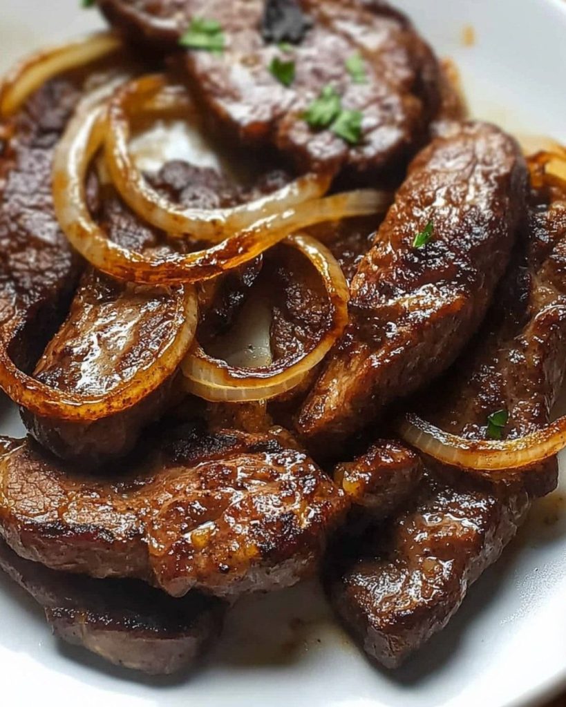 Würde hier eigentlich jemand Leber und Zwiebeln essen? Ein klassisches Rezept für echte Genießer!