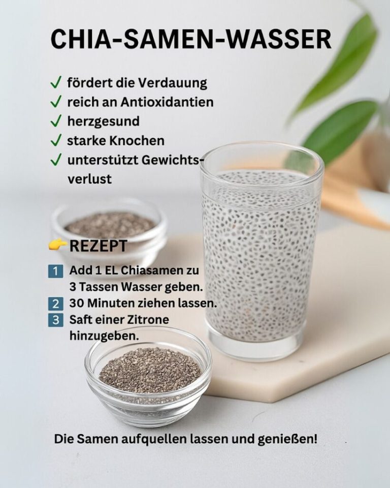 Eigenschaften von Chia-Wasser