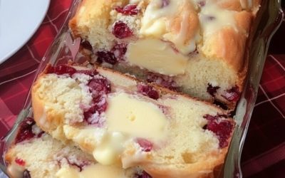 Köstliches Cranberry-Orangen-Brot mit einfacher Glasur – Der saftige, spritzige Laib, der pure Festtagsfreude versprüht