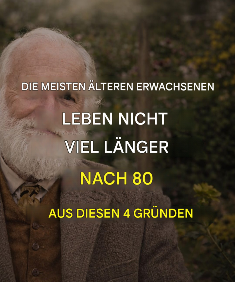 Die meisten älteren Erwachsenen werden nicht viel älter als 80 Jahre: Hier sind 4 Gründe dafür.