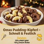  Pudding‑Kipferl – himmlisch vanillig & in 30 Minuten fertig! 