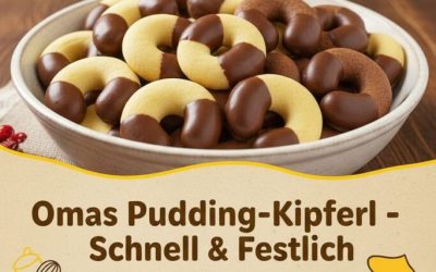  Pudding‑Kipferl – himmlisch vanillig & in 30 Minuten fertig! 