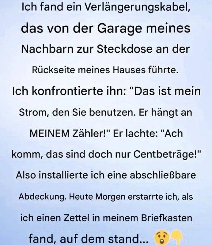 Was ich an meiner Steckdose entdeckte – und welche stille Lektion mir dieser Moment über Nachbarschaft und Zusammenleben erteilte