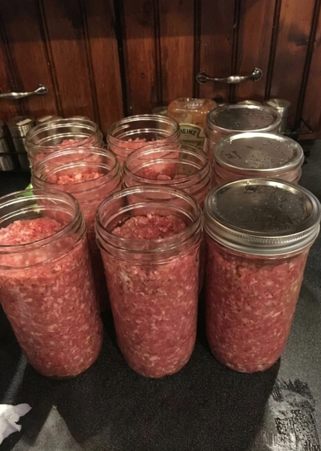 Hackbraten einkochen