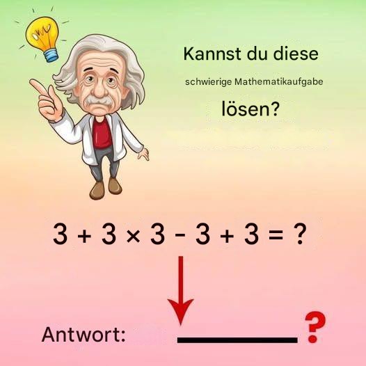 Kannst du diese Matheaufgabe lösen?