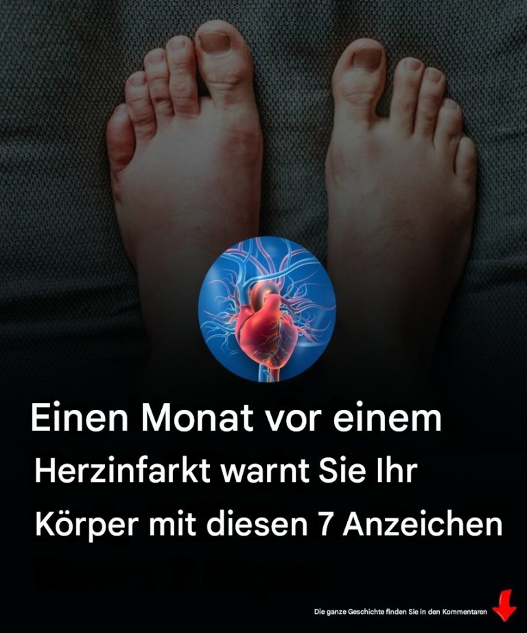 Vor einem Herzinfarkt warnt Sie Ihr Körper.