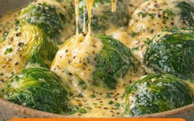 Rosenkohl in Frischkäse-Senfsauce