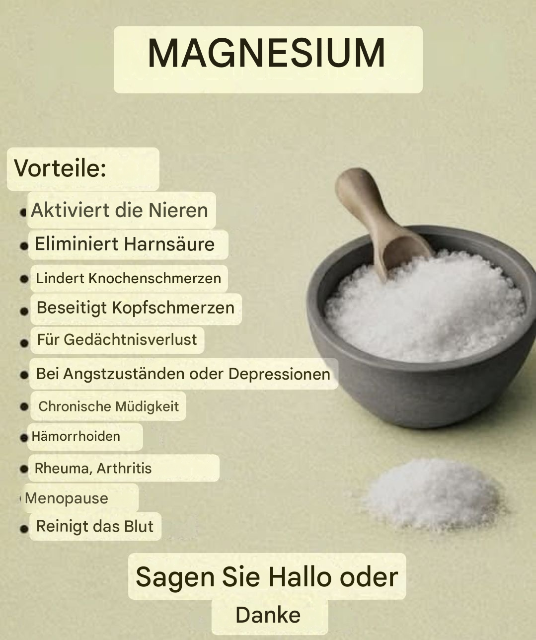 Warum Sie täglich Magnesium einnehmen sollten