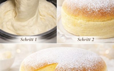 Wolkenkuchen ohne Mehl