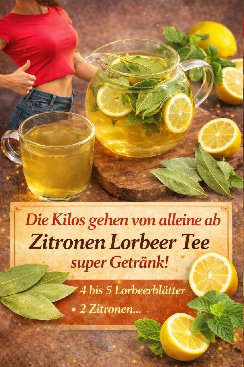 Zitronen Lorbeer Tee, super Getränk!