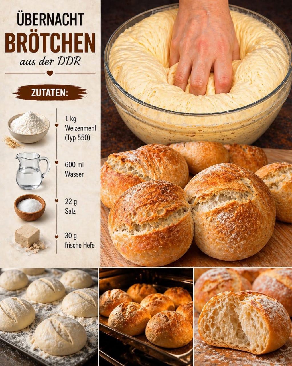 Übernacht Brötchen aus der DDR