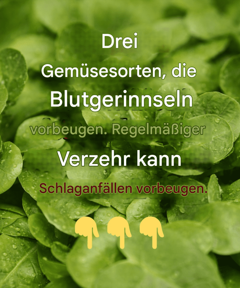 3 Gemüsesorten, die Blutgerinnseln vorbeugen. Der regelmäßige Verzehr kann helfen, Schlaganfällen vorzubeugen