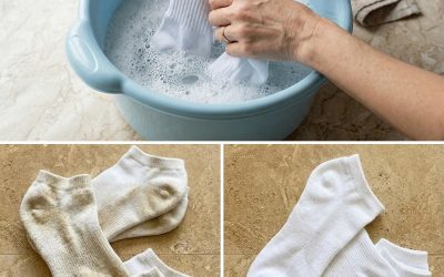 Wie man Socken wieder weiß macht