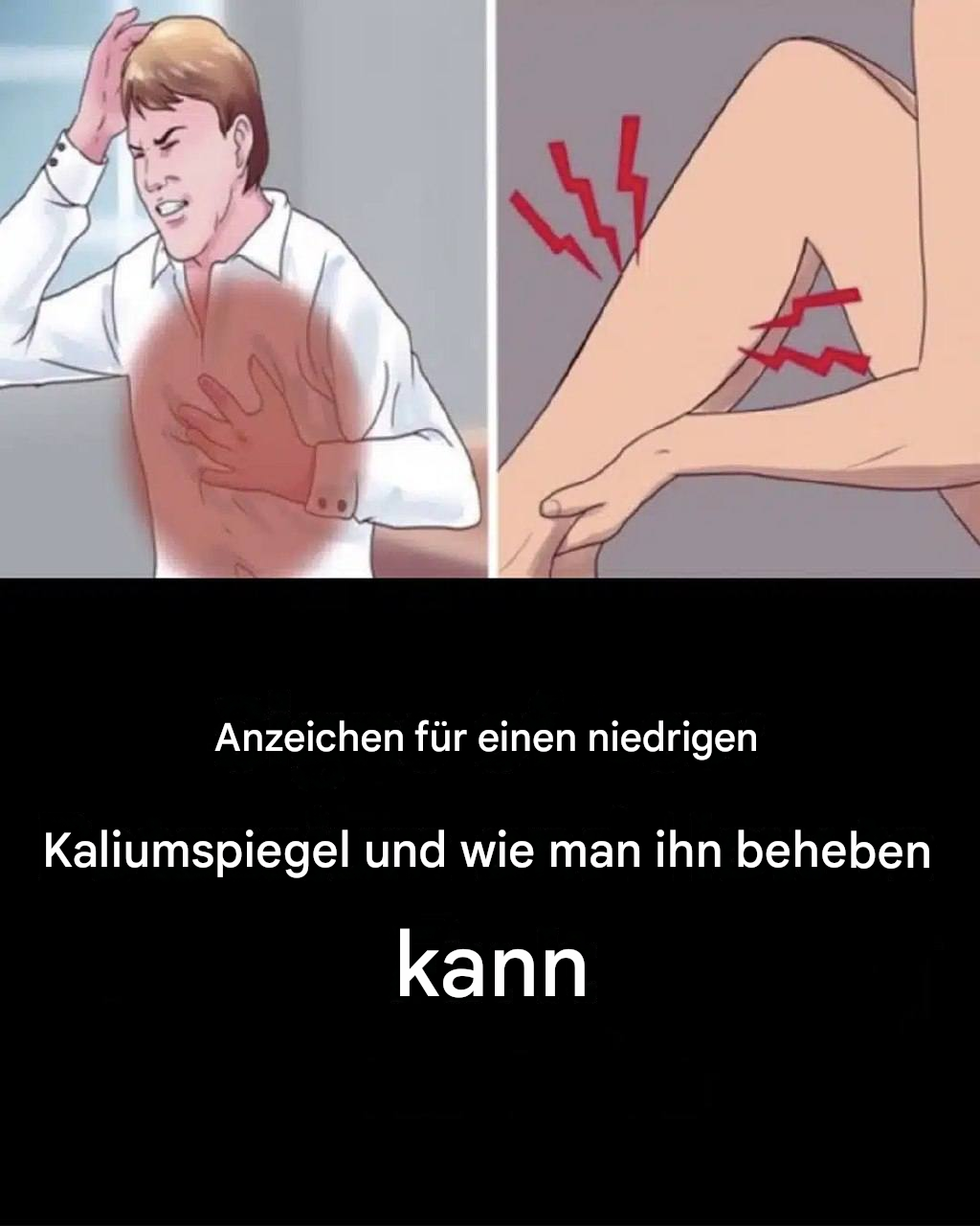 Wie man einen Kaliummangel erkennt