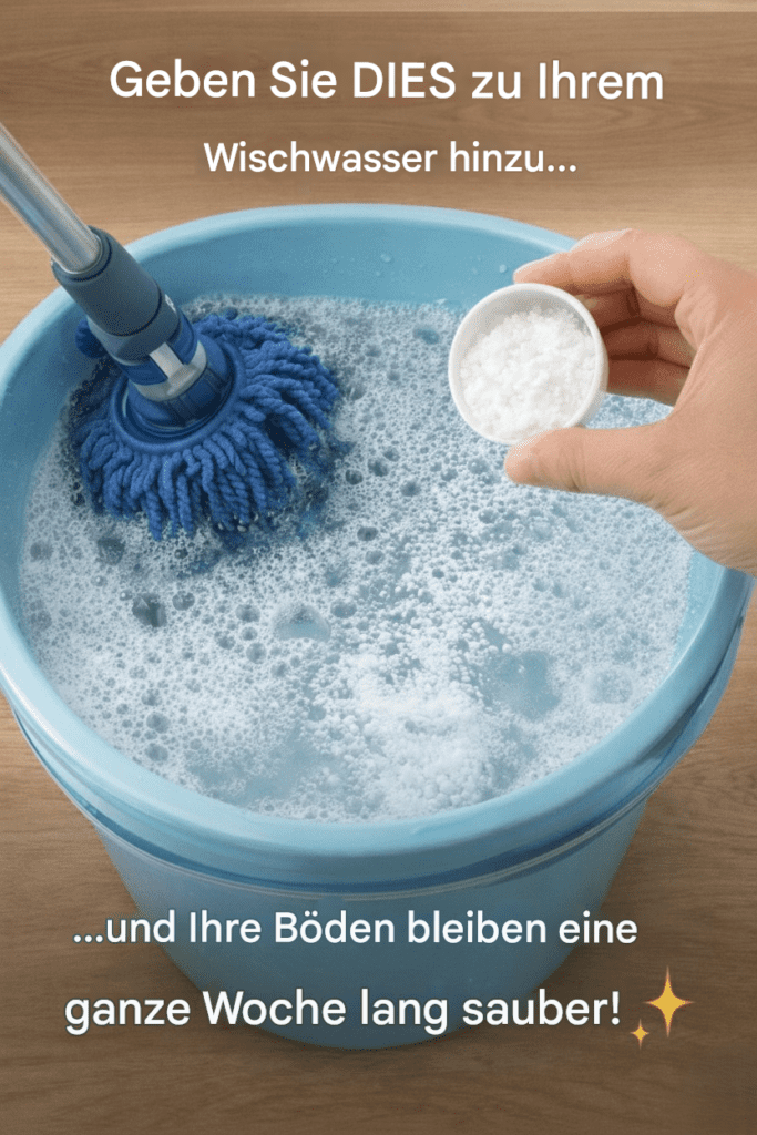 Ich habe diesen Bodentrick erst geglaubt, als ich ihn ausprobiert habe… Jetzt werde ich nie wieder darauf verzichten.
