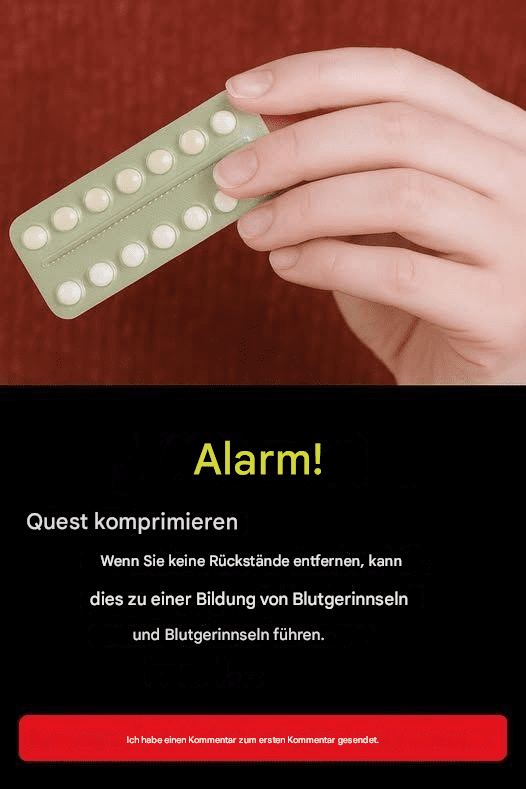 WARNUNG! Diese Tabletten werden nicht empfohlen, da sie Blutgerinnsel verursachen können und…