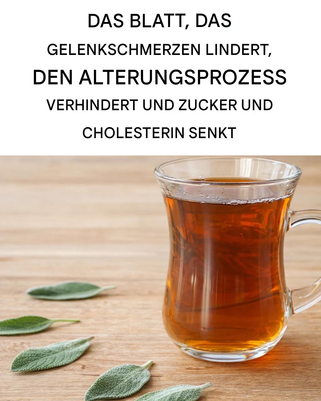 Das Blatt, das der Alterung vorbeugt, Gelenkschmerzen lindert, den Cholesterinspiegel senkt und Infektionen heilt.