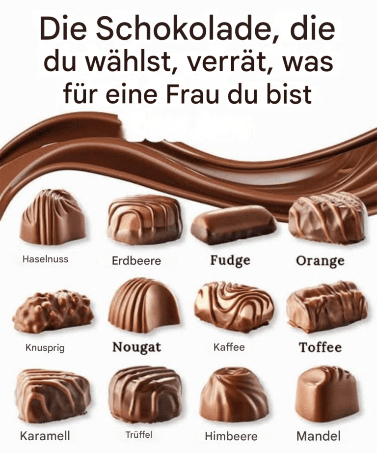 Die Schokolade, die du wählst, verrät, was für eine Frau du bist.