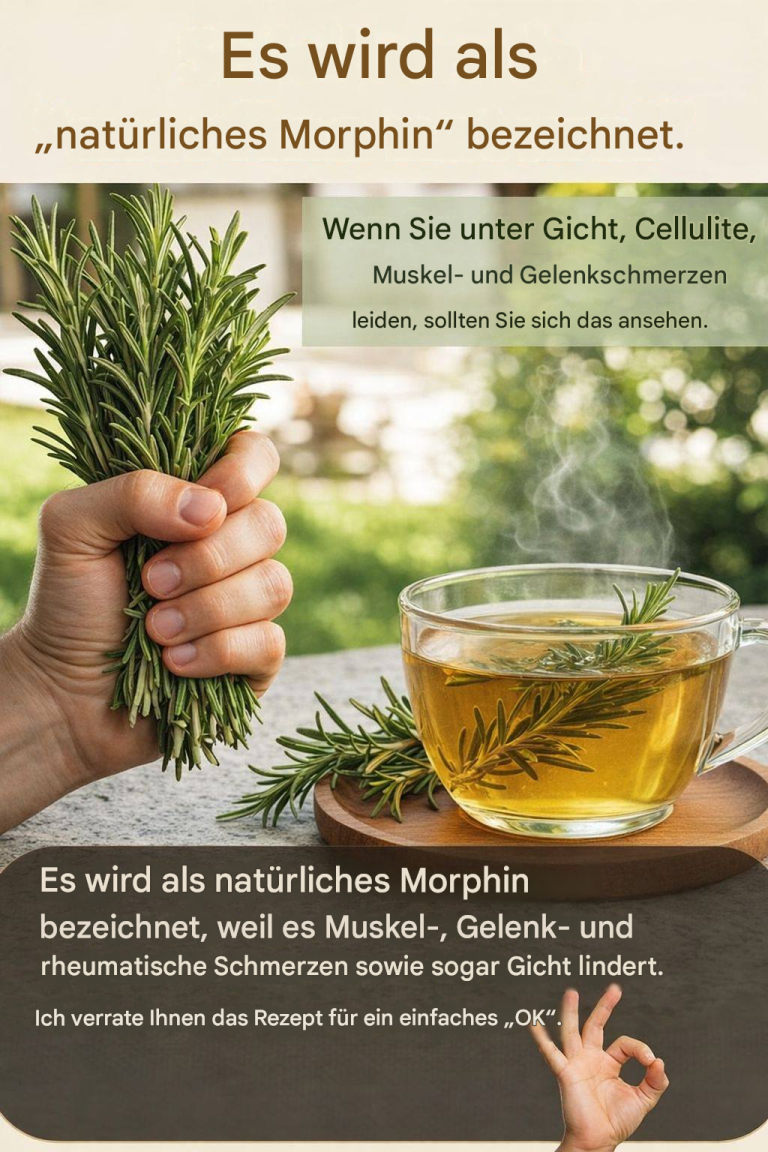 Es wird als natürliches Morphin bezeichnet, weil es Muskel- und Gelenkschmerzen, Rheuma und sogar Gicht lindert.