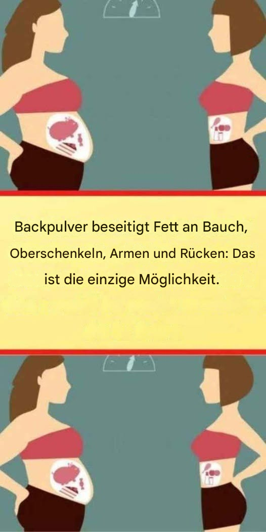 Natriumbicarbonat entfernt Fett aus all diesen Bereichen – die einzige Möglichkeit, wie es funktioniert, ist, es so vorzubereiten!