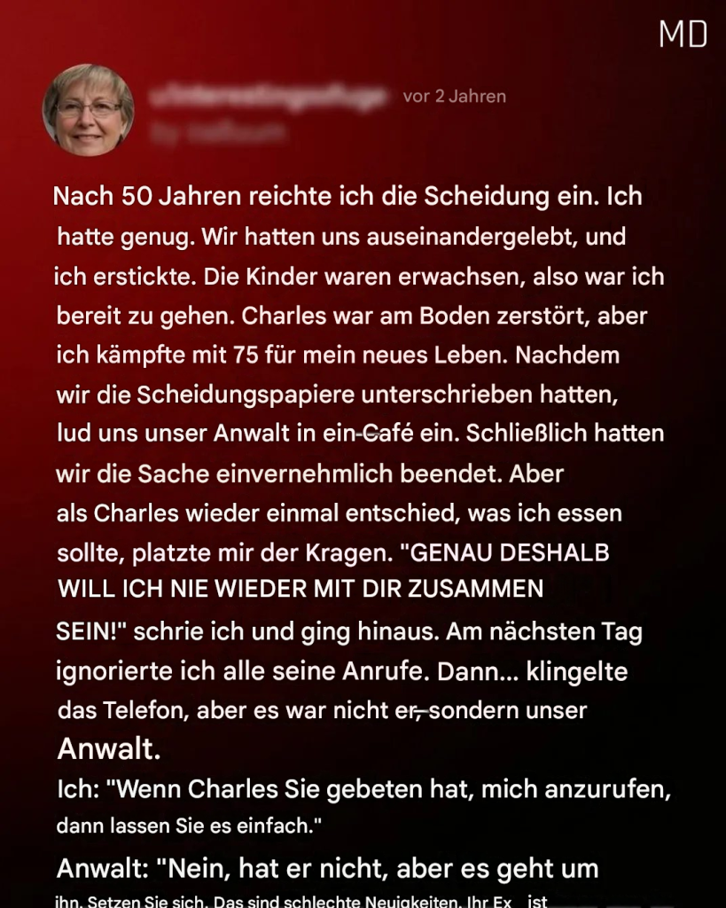 Nach 50 Jahren Ehe schlug ich einen neuen Weg ein – was dann geschah, veränderte meine Sichtweise.