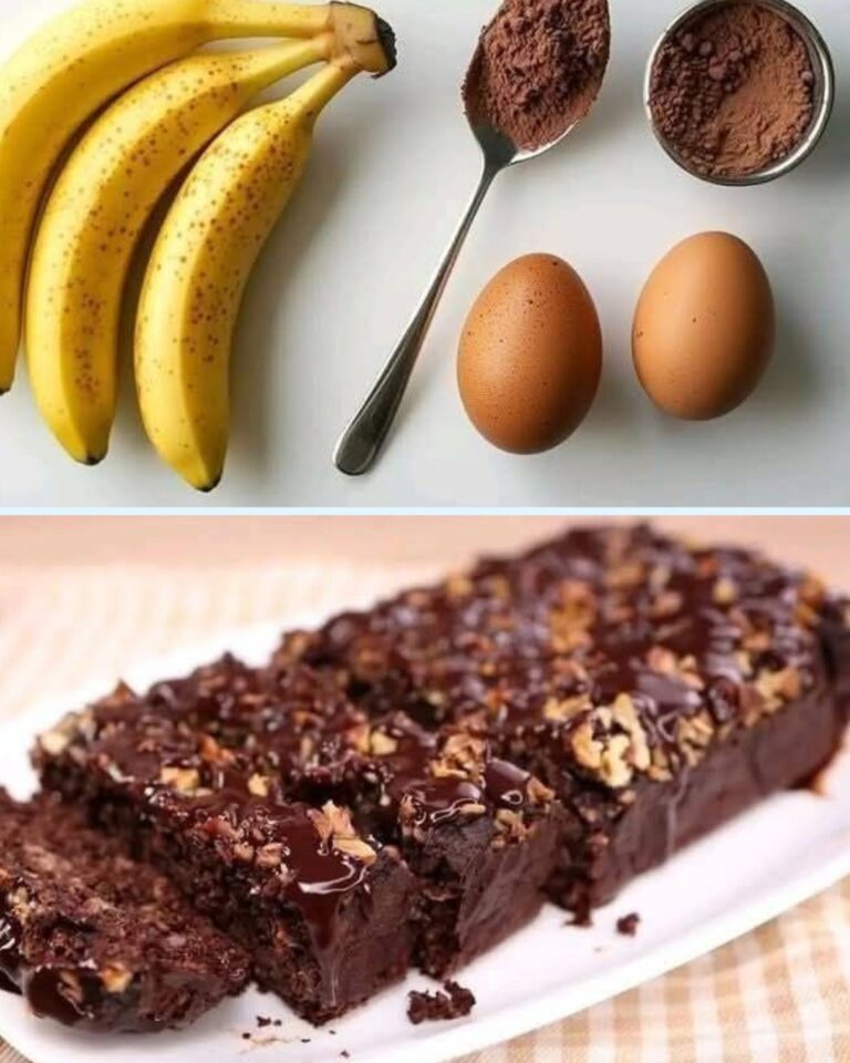 Schokoladen Bananen Dessert ohne Zucker und Butter