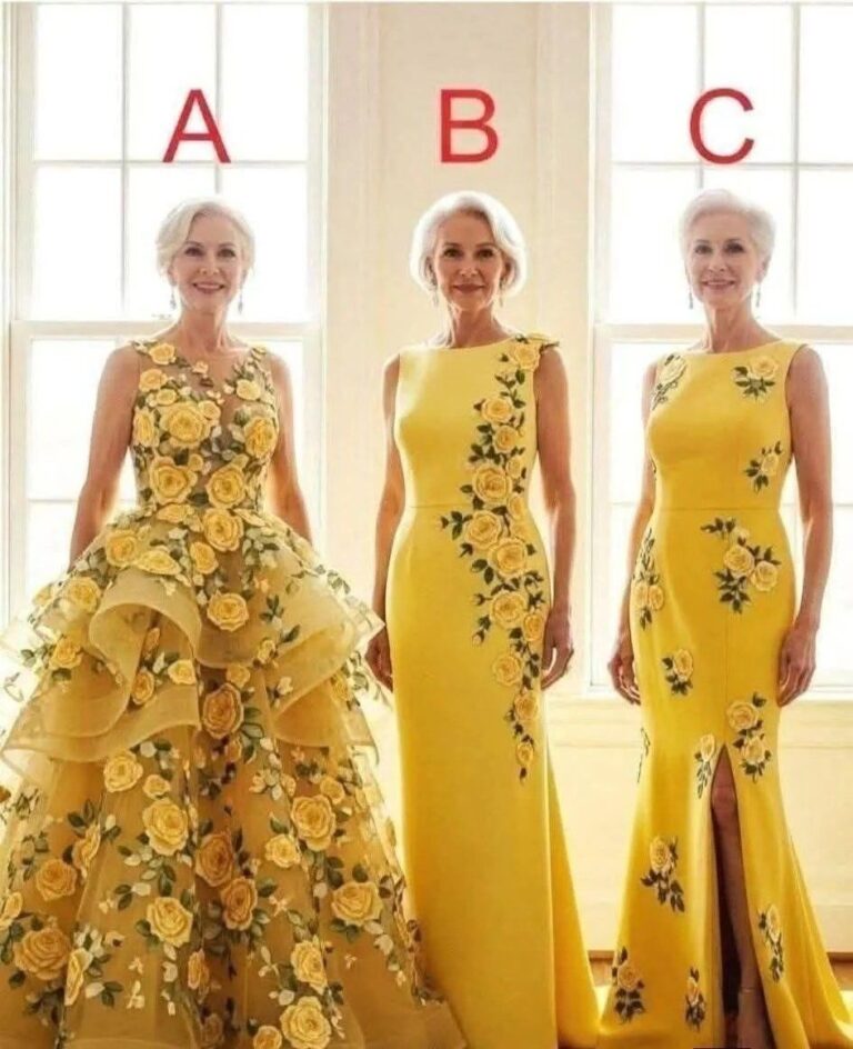 Bitte helft meiner Mutter, ein Kleid für die Mutter des Bräutigams auszusuchen!