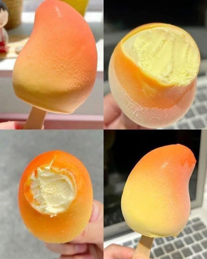 Hausgemachtes virales Mango-Eiscreme-Rezept