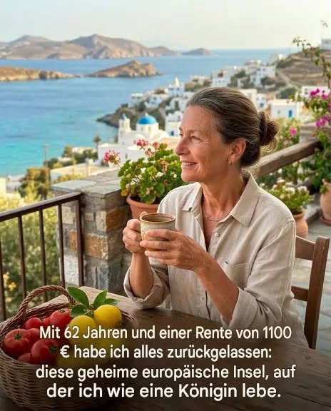 Mit 62 Jahren und einer Rente von nur 1.100 € ließ ich alles hinter mir, um mich auf einer wenig bekannten europäischen Insel niederzulassen, wo ich nun wie eine Königin lebe.