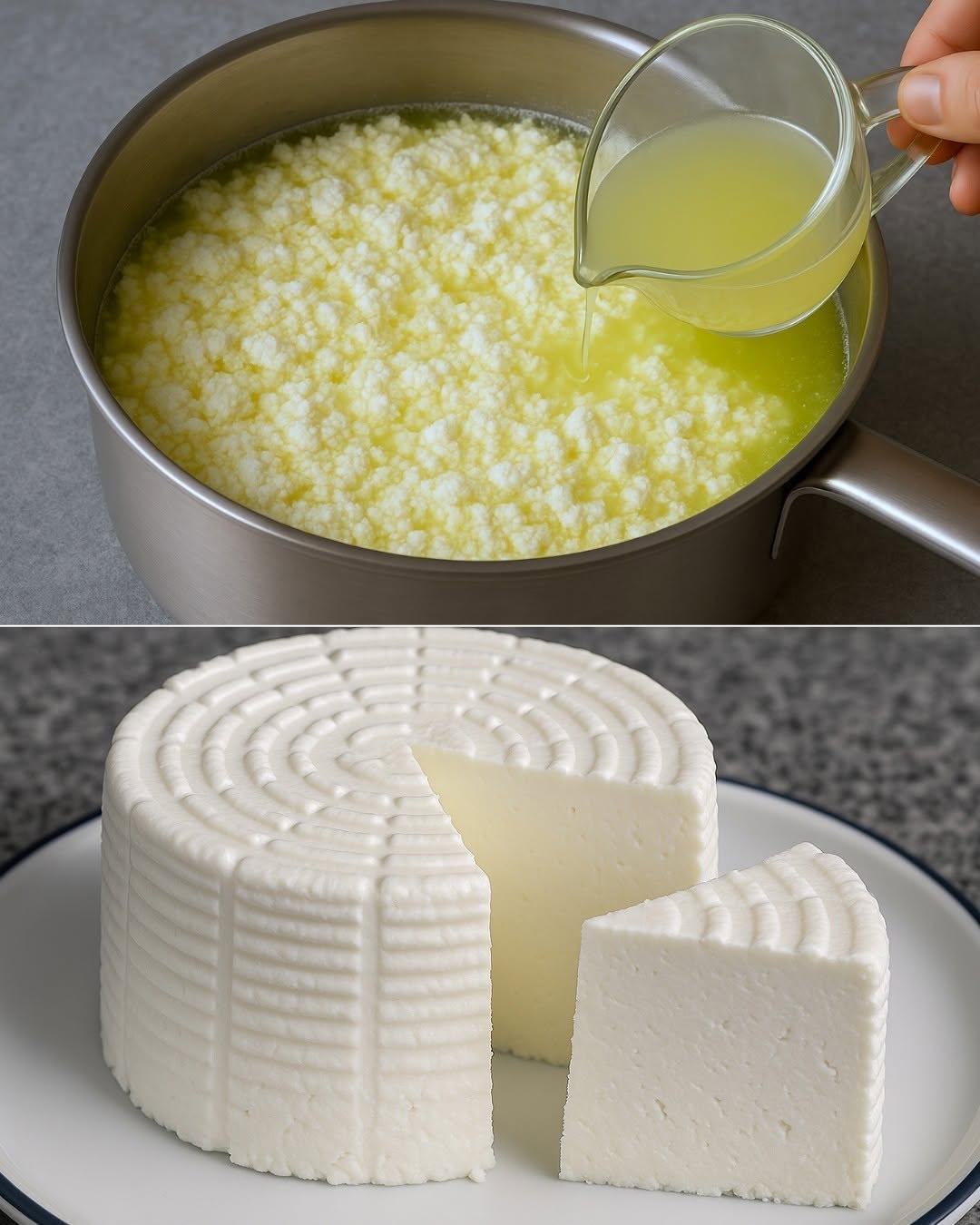 Hausgemachter Frischkäse mit 3 Zutaten