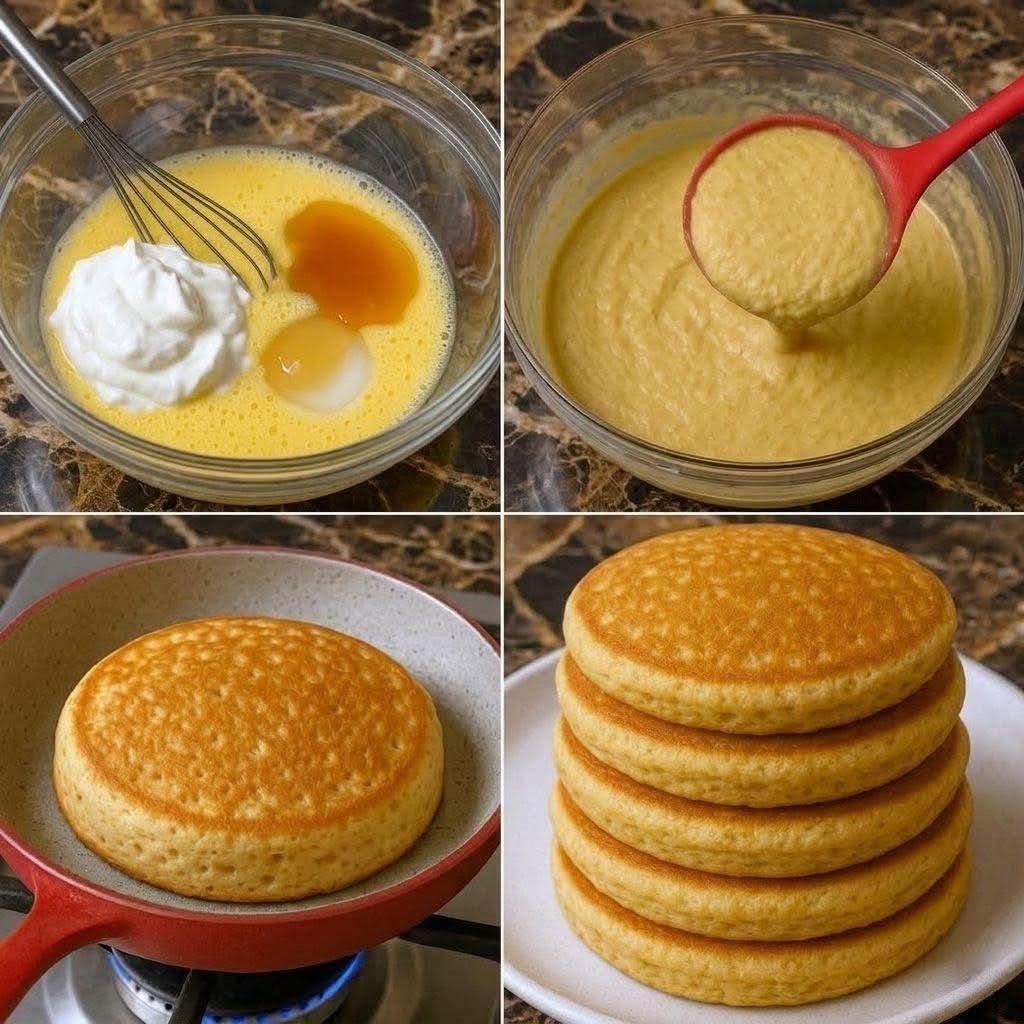 Hafer-Joghurt-Pfannkuchen: Ein gesundes, fluffiges und einfaches Rezept für das perfekte Frühstück
