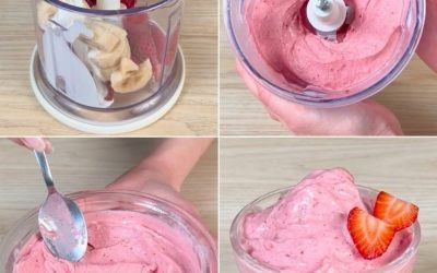 Erdbeereis: Süß und erfrischend für einen schnellen Snack!