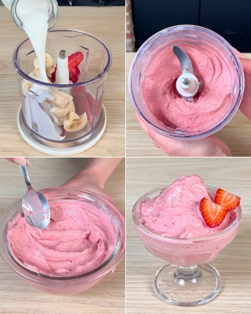 Erdbeereis: Süß und erfrischend für einen schnellen Snack!