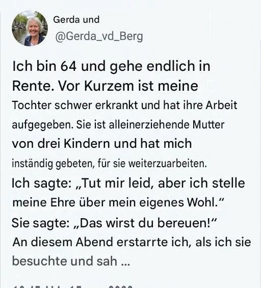 Ich war 64 und bereit für den Ruhestand – bis die Krankheit meiner Tochter alles veränderte.