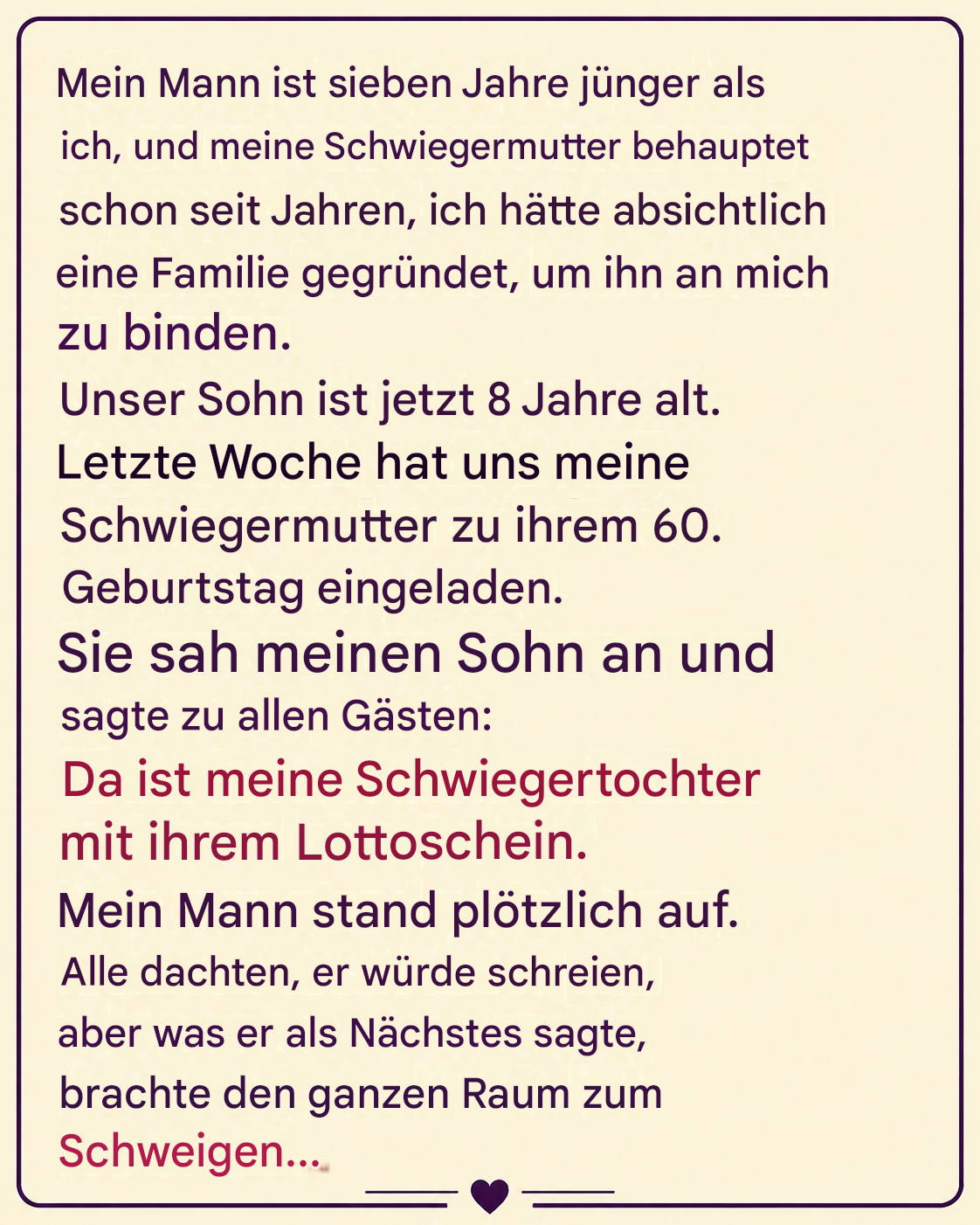 Mein Mann verteidigte mich vor allen, als meine Schwiegermutter mich demütigte.