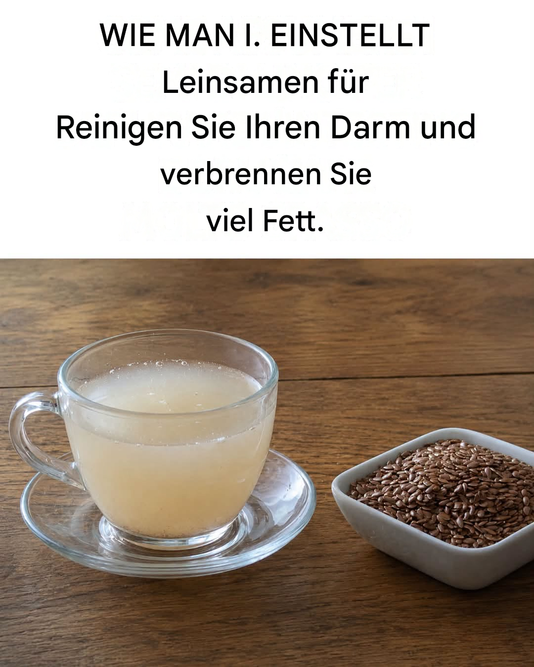 Wie man mit Leinsamen Fett verbrennen und Blähungen reduzieren kann