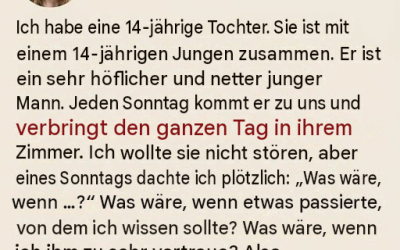 Sie öffnet unerwartet die Tür zum Zimmer ihrer Teenager-Tochter und stößt auf etwas Unerwartetes.
