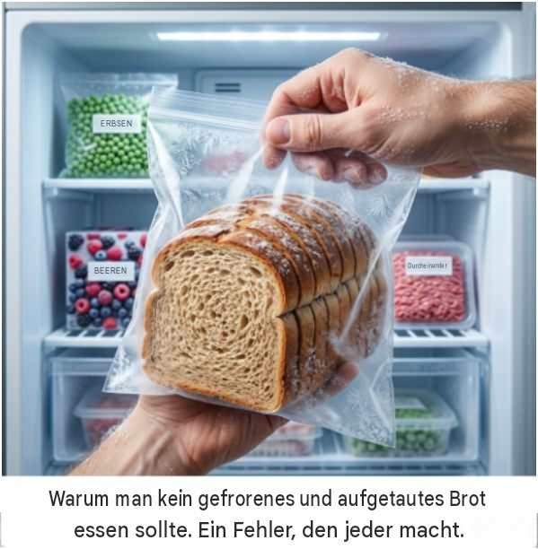 Warum Sie mit gefrorenem und aufgetautem Brot sorgsam umgehen sollten: Was Sie wirklich wissen müssen