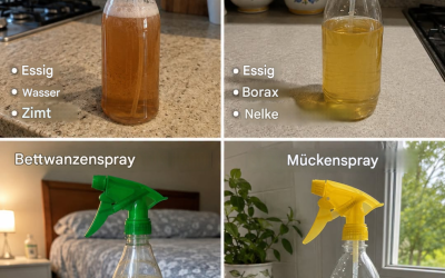 4 natürliche Sprays zur Insektenabwehr im Haus: Ameisen, Kakerlaken, Bettwanzen und Mücken