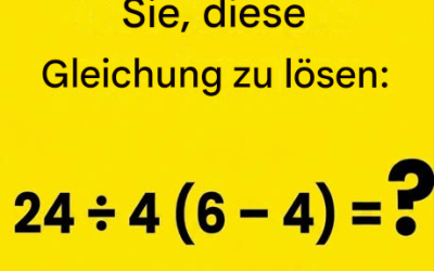 Zehn Gleichungen, die selbst die klügsten Köpfe herausfordern: Werden Sie sie lösen können?
